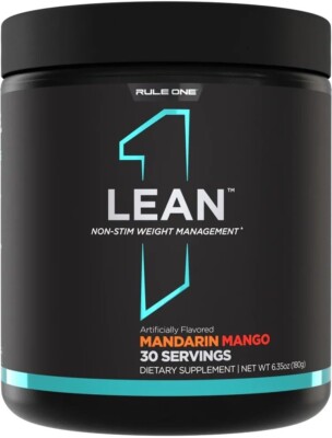 Rule 1 R 1 Lean Mandarin Mango 180g / 30 serv 12/26 + Samples