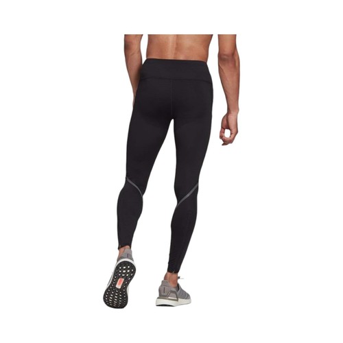 adidas Saturday Mens Running Tights Compression Long Leggings Black Sizes S & M - 第 2/5 張圖片