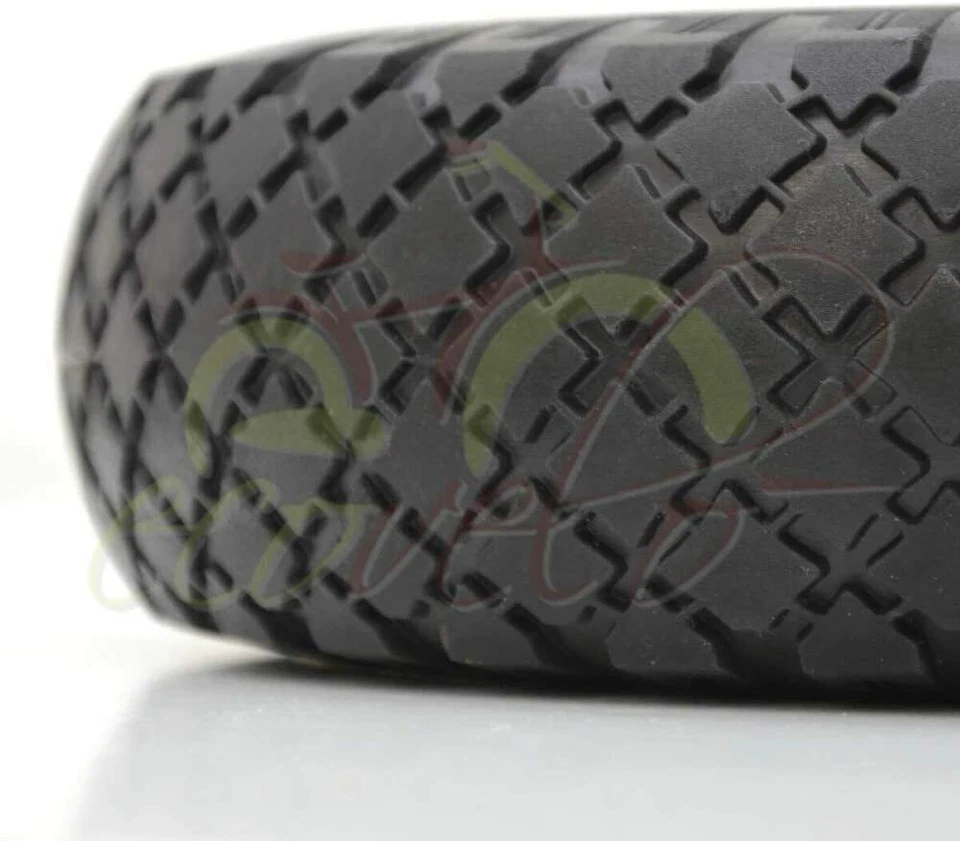 2 RUOTE PNEUMATICHE COMPLETE 3.00-4 RICAMBIO SET CARRELLO COPERTONE CARRELLINO - Immagine 4 di 4