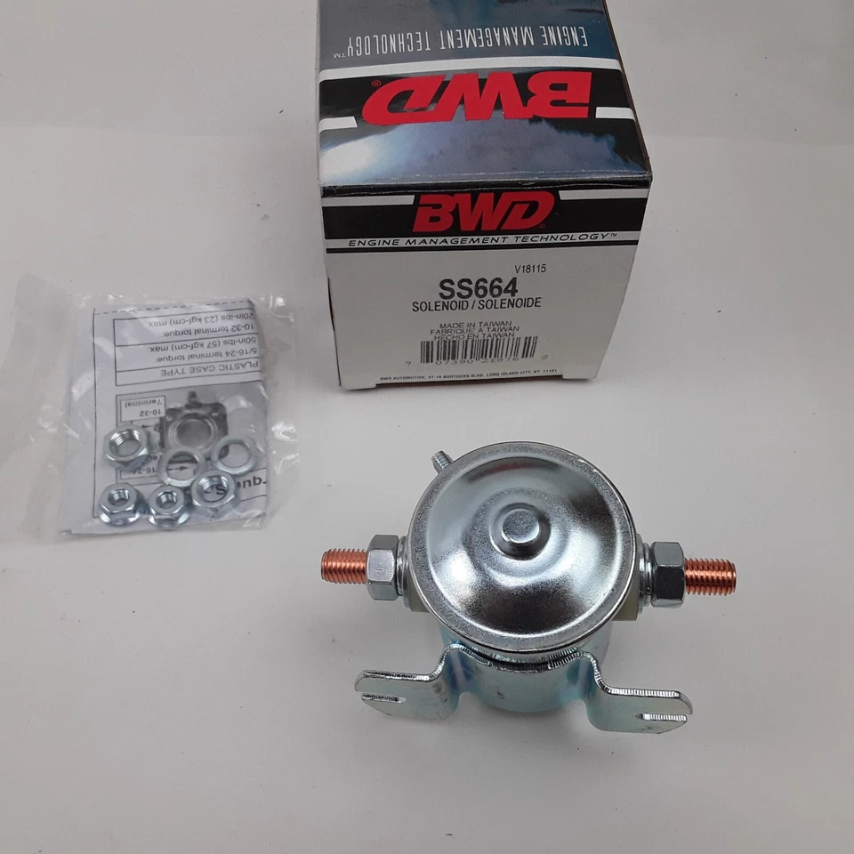 Solenoide de arranque para Ford E-150 2004-2007 F-150 1985-1998 F-250 1985-1992 Foto 2 de 4