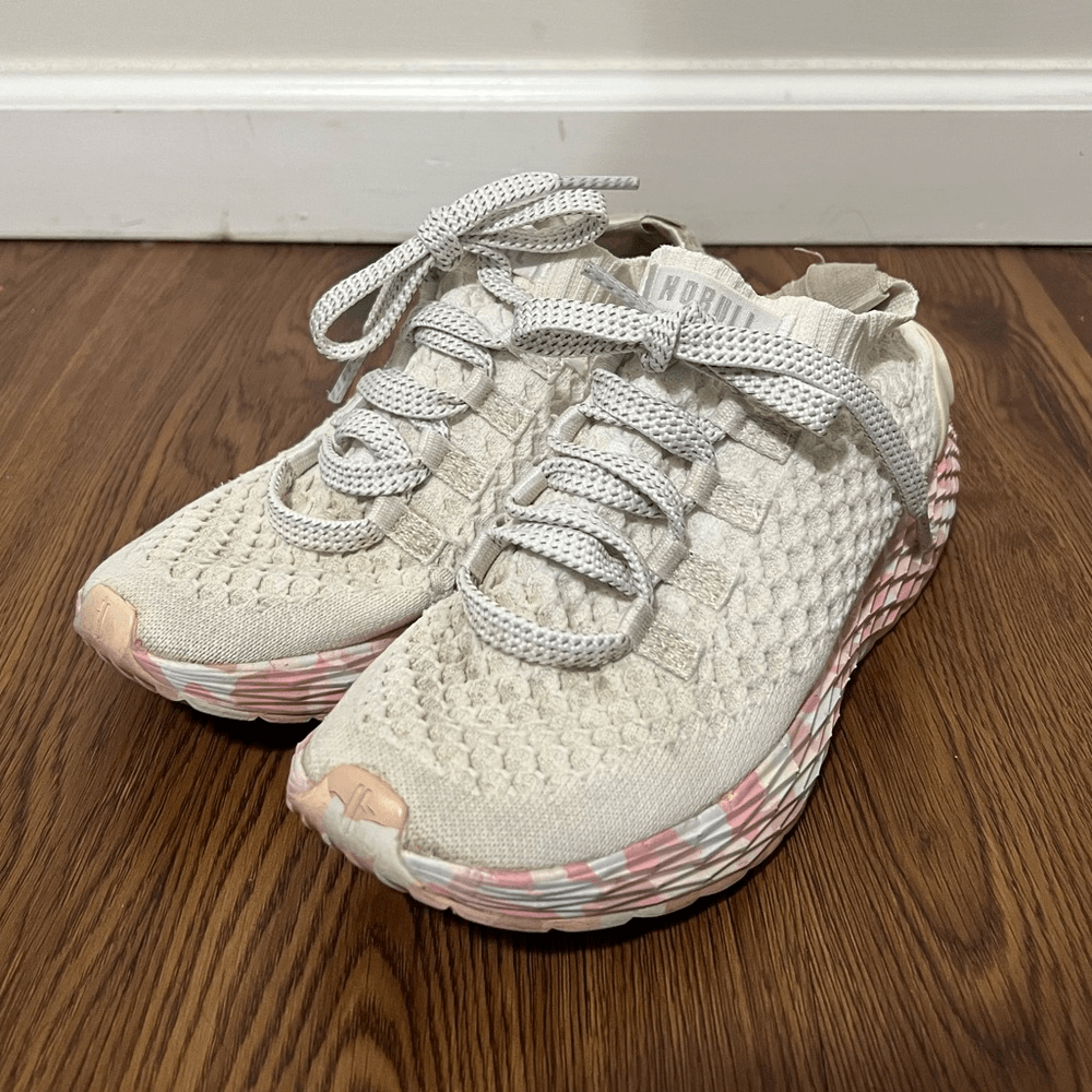 NoBull White Wild Rose Allday Knit Sneakers Size US $159