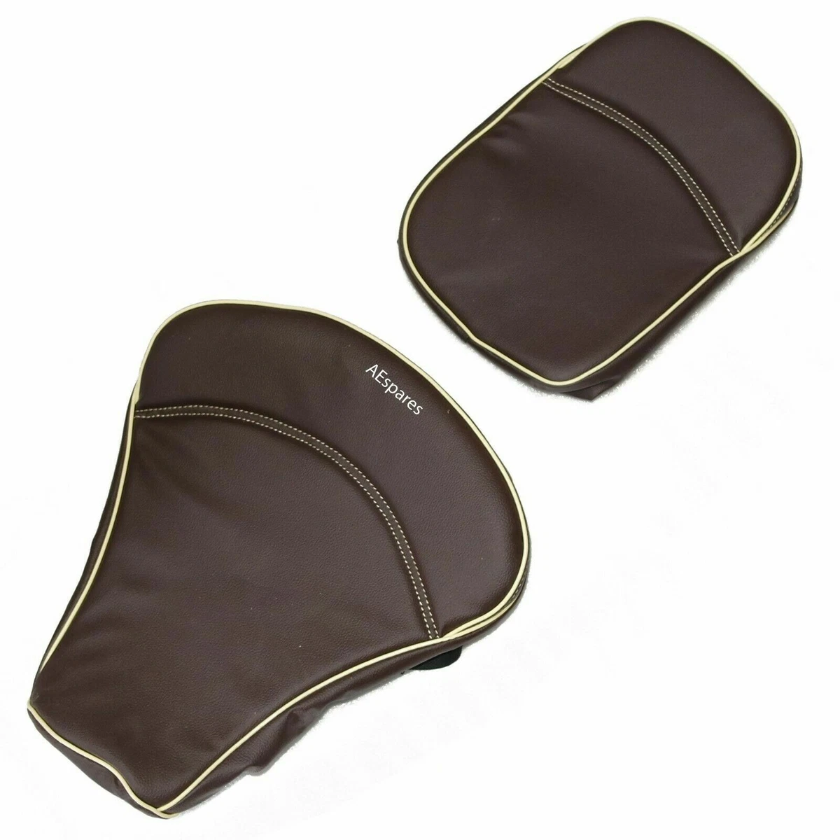 Fits Royal Enfield Classic 350 500 Front Rear Leatherette Seat