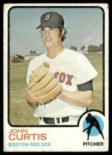 John Curtis 1973 Topps #143 Boston Red Sox Poor Creases