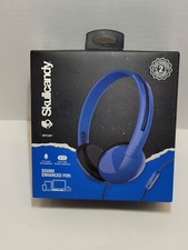 Skullcandy Stim On-Ear Headset w/ Mic - Royal Blue - S2LHY-K569 New  Sealed