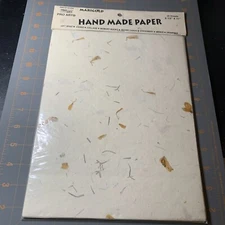 Pro Art- Handmade Paper Marigold- Natural Beige 25 Sheets 8.5 X 11 Paper Craft
