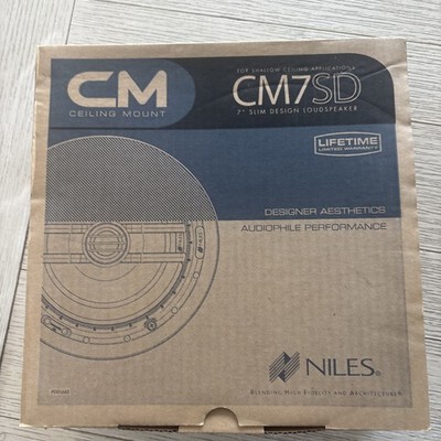 Niles Ceiling Mount CM7 SD 7  Slim Design Loudspeaker New Open Box