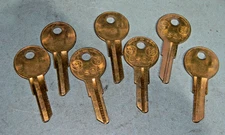 Lot of 7  - 1041E LSDA CG22  Key Blank   E230