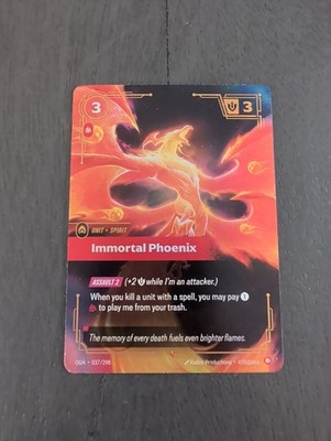 Immortal Phoenix 037/298 Riftbound Foil Origins NM