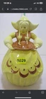 RED WING USA 1940 Pottery "Katrina Yellow Ceramic Dutch Girl Cookie Jar Canister