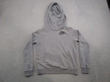 Nike Sportswear Sweater Women's Size M Rally Funnel Cowl Neck Hoodie 683776-091