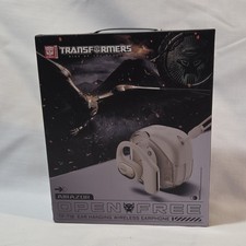 Transformers TF-T18 Airazor Bluetooth 5.4 Ear Hanging Earphones Beige New