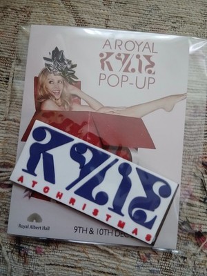 Kylie Christmas Royal Albert Hall Magnet Rare