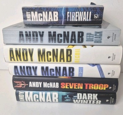 Andy McNab X 6 Hardback & Paperback Books Job Lot Bundle 