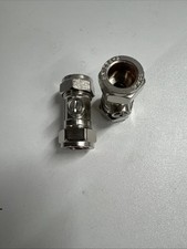 15mm Isolating Valves Compression Ball O Fix Plumbing Pipe Basin Bath X 2