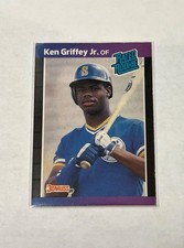 1989 Donruss - Rated Rookie Ken Griffey Jr #33 * Denotes* on Back (RC) Error 