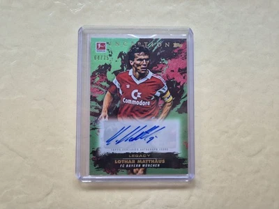 Lothar Matthäus /75 Legacy Auto Topps Inception 2025/26 Bayern München No PSA - Bild 1 von 2