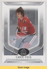 2020-21 Upper Deck SP Signature Edition Legends Silver Script Greg Fox READ z6b