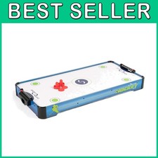 Compact Air Hockey Table Set - 2 Pushers, 2 Pucks - Portable