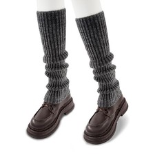 Leg Warmers for Women Winter Fashion Knitting Black Leg Warmers Long Ankle Wa...