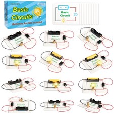 12 Bulk Electric Circuit Kit for Kids Age 8-12, 5.12 x 7.87 x 2.56 inches