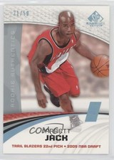 2005 SP Game Used Edition Rookie Authentics Blue Spectrum 21/50 Jarrett Jack 0q0
