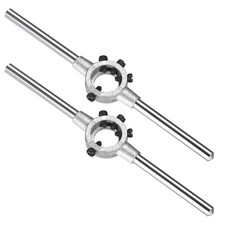 2pack Die Stock Handle Wrench 20mmx5mm M3-M4 Metric Round Die Holder