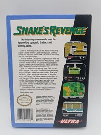 Nintendo Entertainment System, NES 1990 Snake&rsquo;s Revenge CIB - Very Good Shape