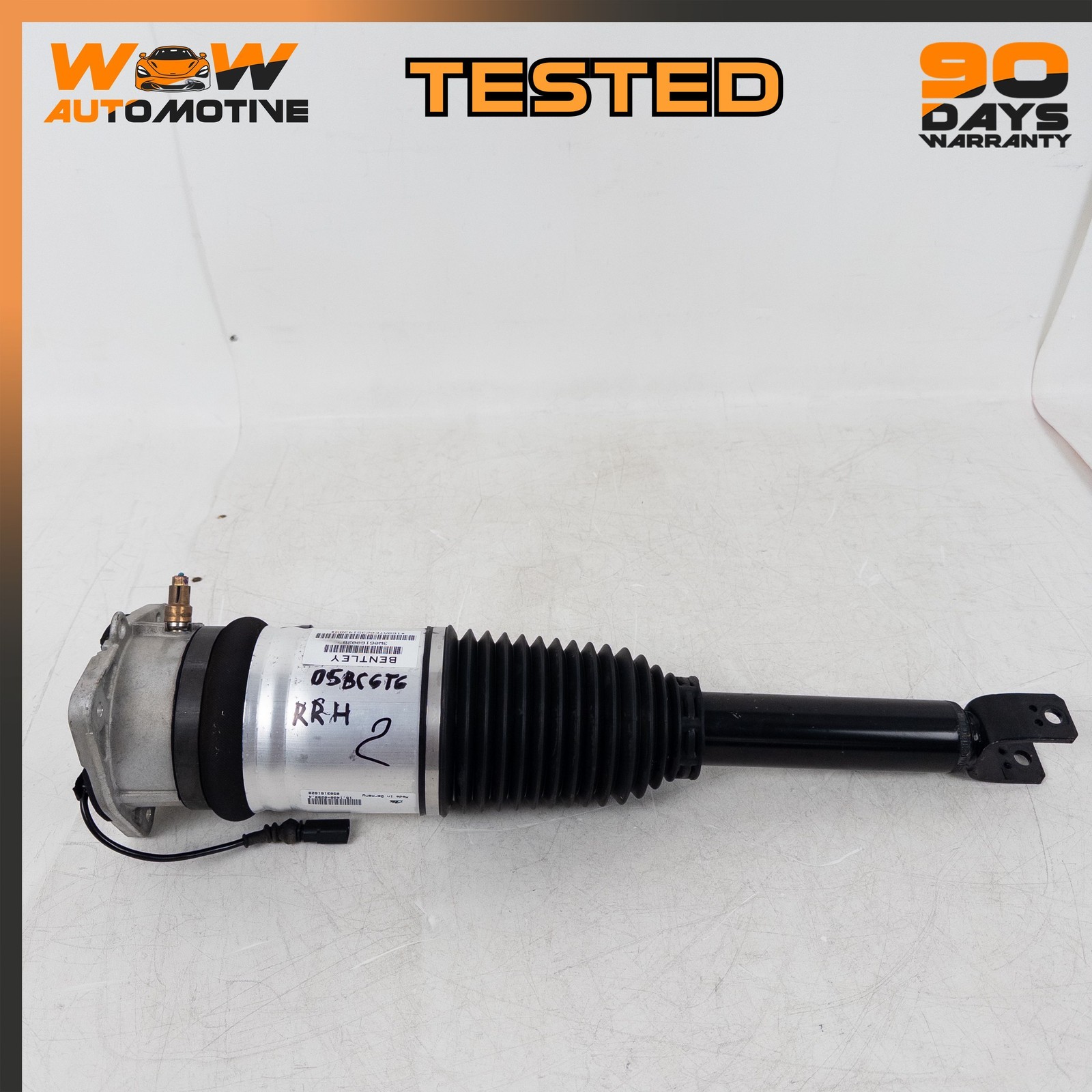 04-10 BENTLEY CONTINENTAL GT REAR RIGHT PASSENGER SIDE AIR RIDE SHOCK STRUT OEM