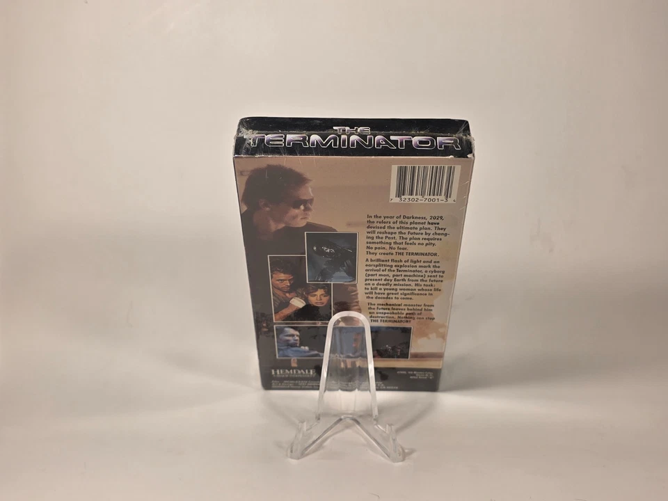 1991 THE TERMINATOR Arnold Schwarzenegger VHS TAPE New Factory Sealed Hemdale - Image 3 of 4
