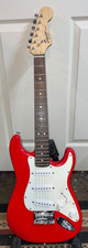 Fender Squire Mini Stratocaster 6 String Electric Guitar Dakota Red See Pics VG+