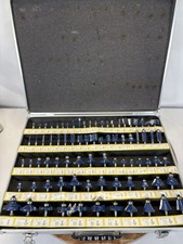 80 Piece Router Bit Set 1/4" Shank. Open Box Never Used.