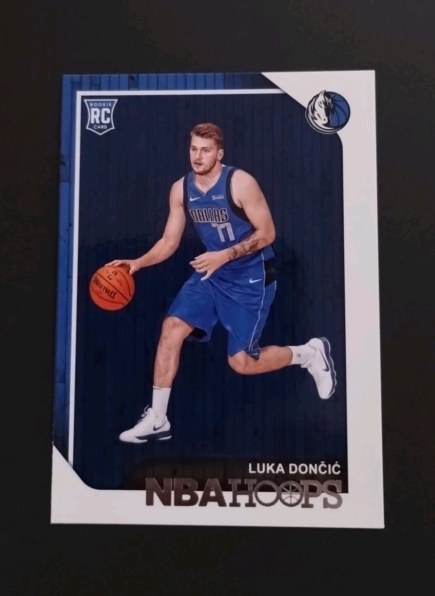 2018-19 Panini NBA Hoops - Luka Doncic #268 (RC) Rookie Mavricks Lakers