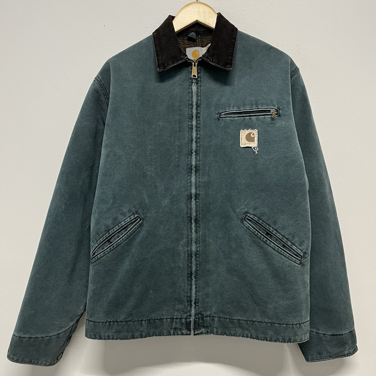 Vintage Carhartt J43 HTG Hunter Green Detroit Jacket Size M Tall Vintage Carhartt J43 HTG Hunter Green Detroit Jacket Size M Tall