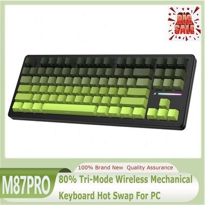 ATTACK SHARK M87PRO 80% Tri-Mode Wireless Mechanical Keyboard Hot Swap For PC