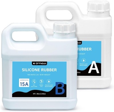 Silicone Mold Making Kit 70oz Rubber 15A, 1:1 Mixing Ratio Fast Curing for Re...