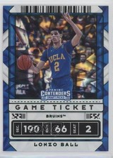 2020 Contenders Draft Picks Variation Game Ticket Green Explosion Lonzo Ball m3v