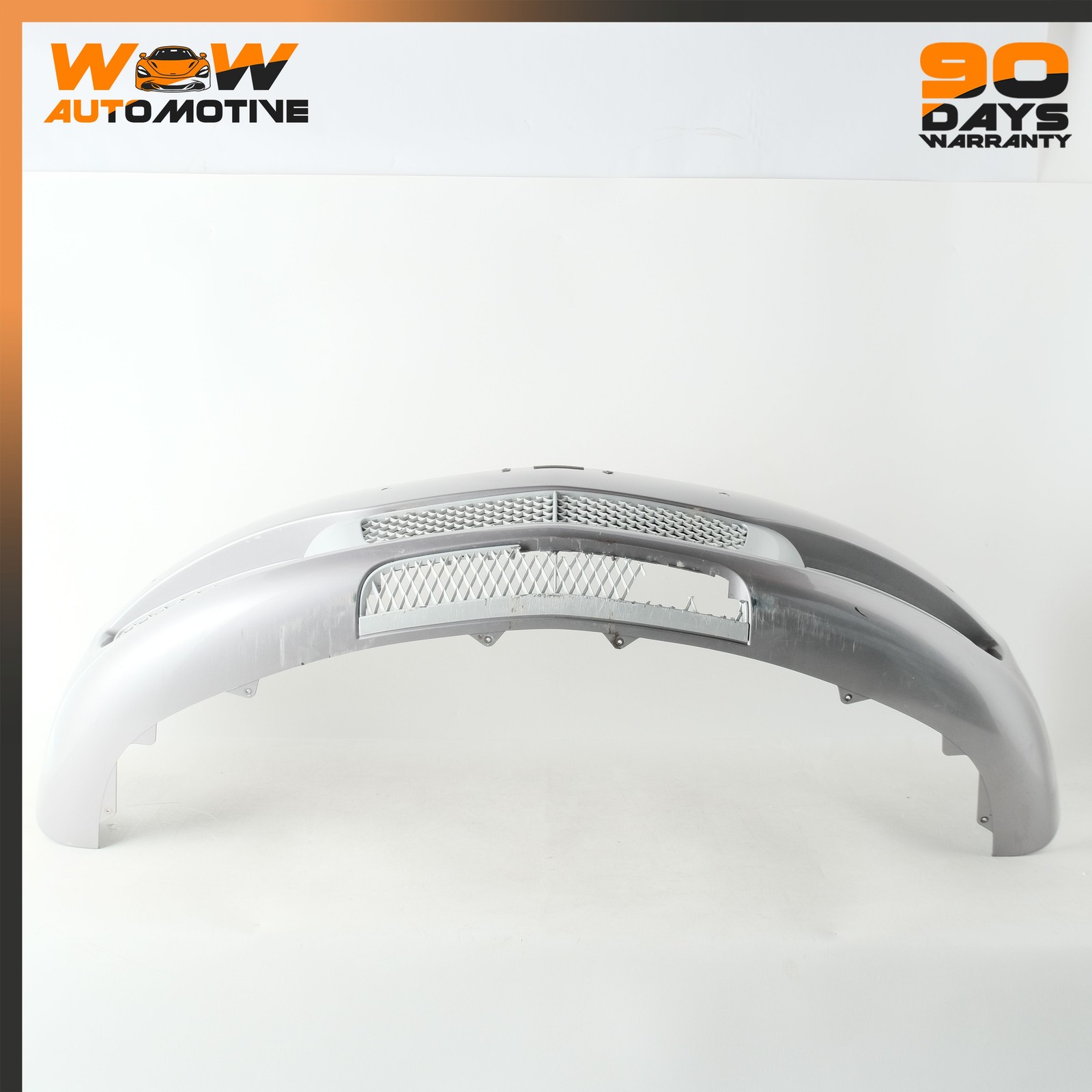 06-13 BENTLEY CONTINENTAL FLYING SPUR FRONT BUMPER SILVER TEMPEST METALLIC OEM