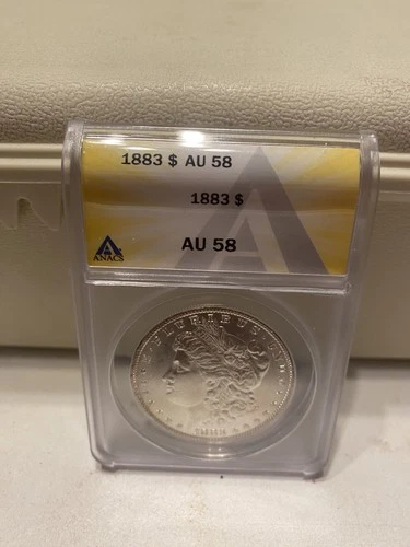 1883 P, AU 58, Morgan, Great condition for a MS 58