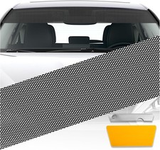 1 Ft 48" Front Windshield Tint Strip,One-Way Perforated Sun Strip for Car Windsh