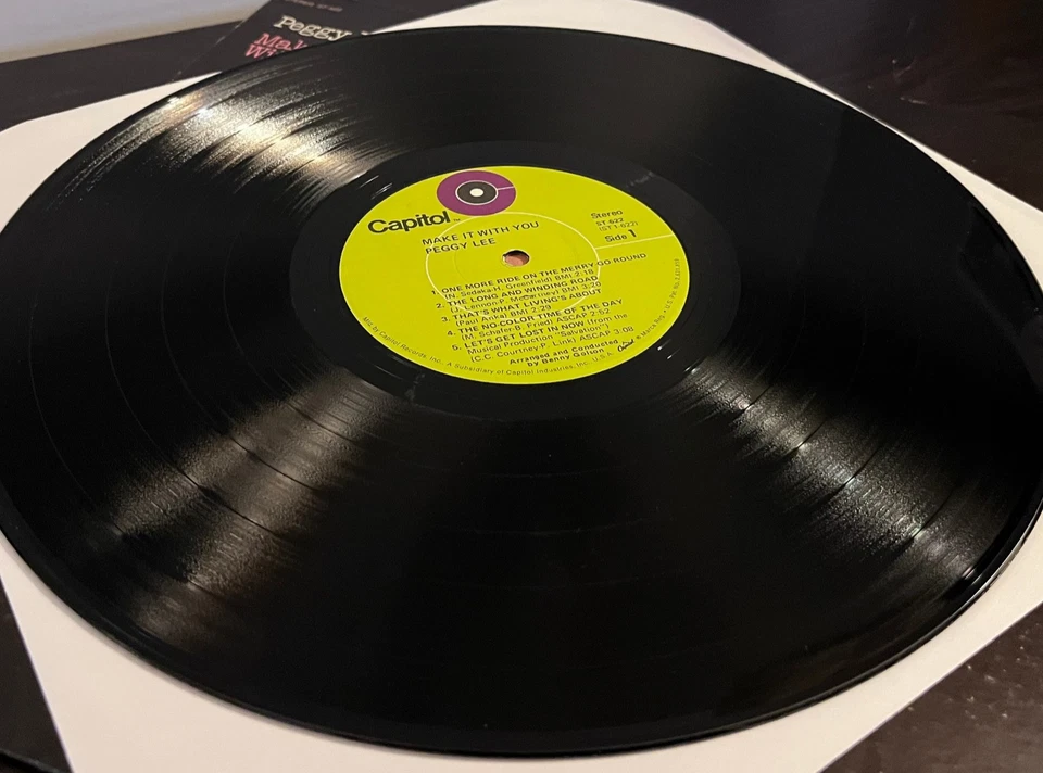 PEGGY LEE - Make It With You (1970) - 12" Vinyl Record LP - VG Foto 3 de 3