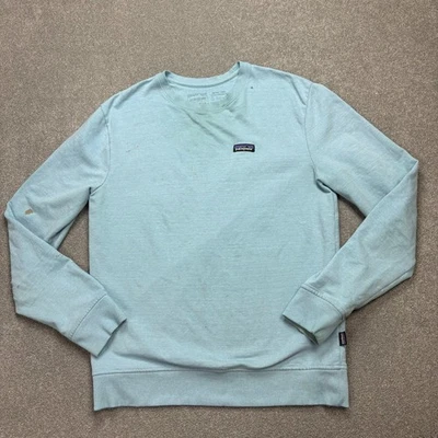 Pull Patagonia adulte bleu moyen logo Uprisal Crew pull d'extérieur homme * - Photo 1/4
