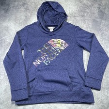 The North Face Women's Heather Purple Pullover Hoodie Sweatshirt SzM