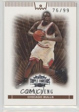 2007-08 Topps Triple Threads Sepia 76/99 Luol Deng #65 s7f