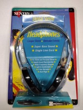 Sentry H0268 Stereo Headphone Professional Series SUPER BASS Single Line Cord