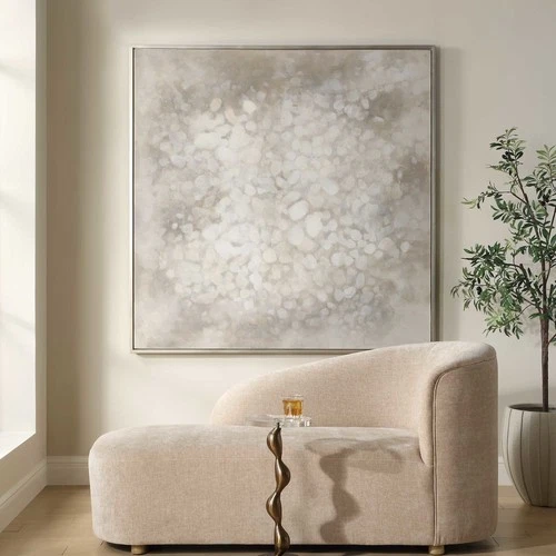 Uttermost 32435 Out Of Focus 62" x 62" Framed Abstract Painting - Hand Painted - Picture 6 of 6