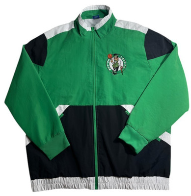 Boston Celtics Full Zip Jacket XL Ultra Game NBA Green Black Track
