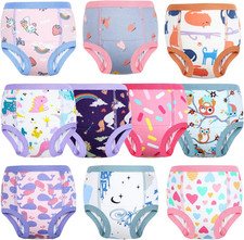 Potty Training Underwear 10 Packs Absorbent Toddler Training Pants for Boys and