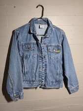 Jordache Vintage Denim Jacket Size Child XL Or ADULT XS