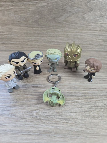 Funko Mystery Minis Game Of Thrones S4 1/72 Lot of 6 + keychain (COTF!)