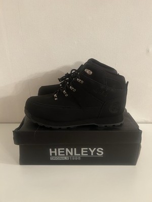 Henleys Oakland Boot schwarz Größe 42 / Winterstiefel / Wanderstiefel NEU